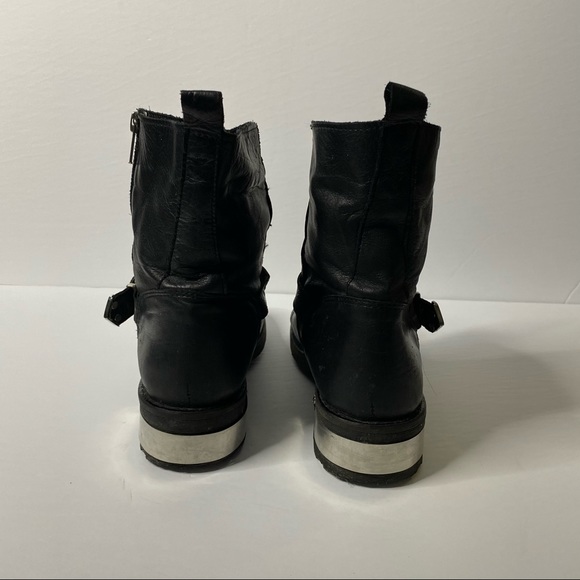 Leather Moto Boots - Picture 5 of 10